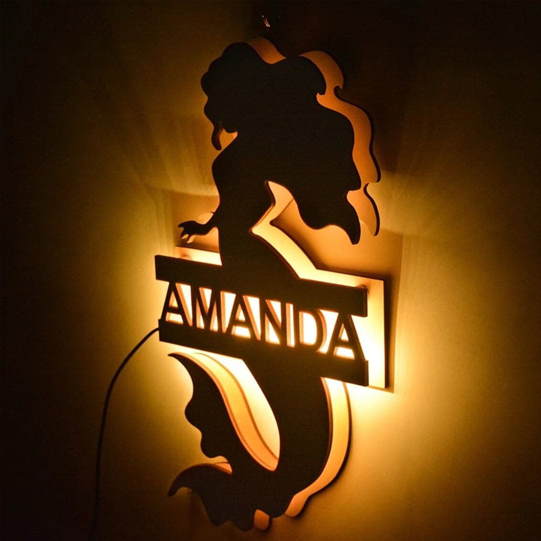 Personalized Wall Decor Lamp Feajoy