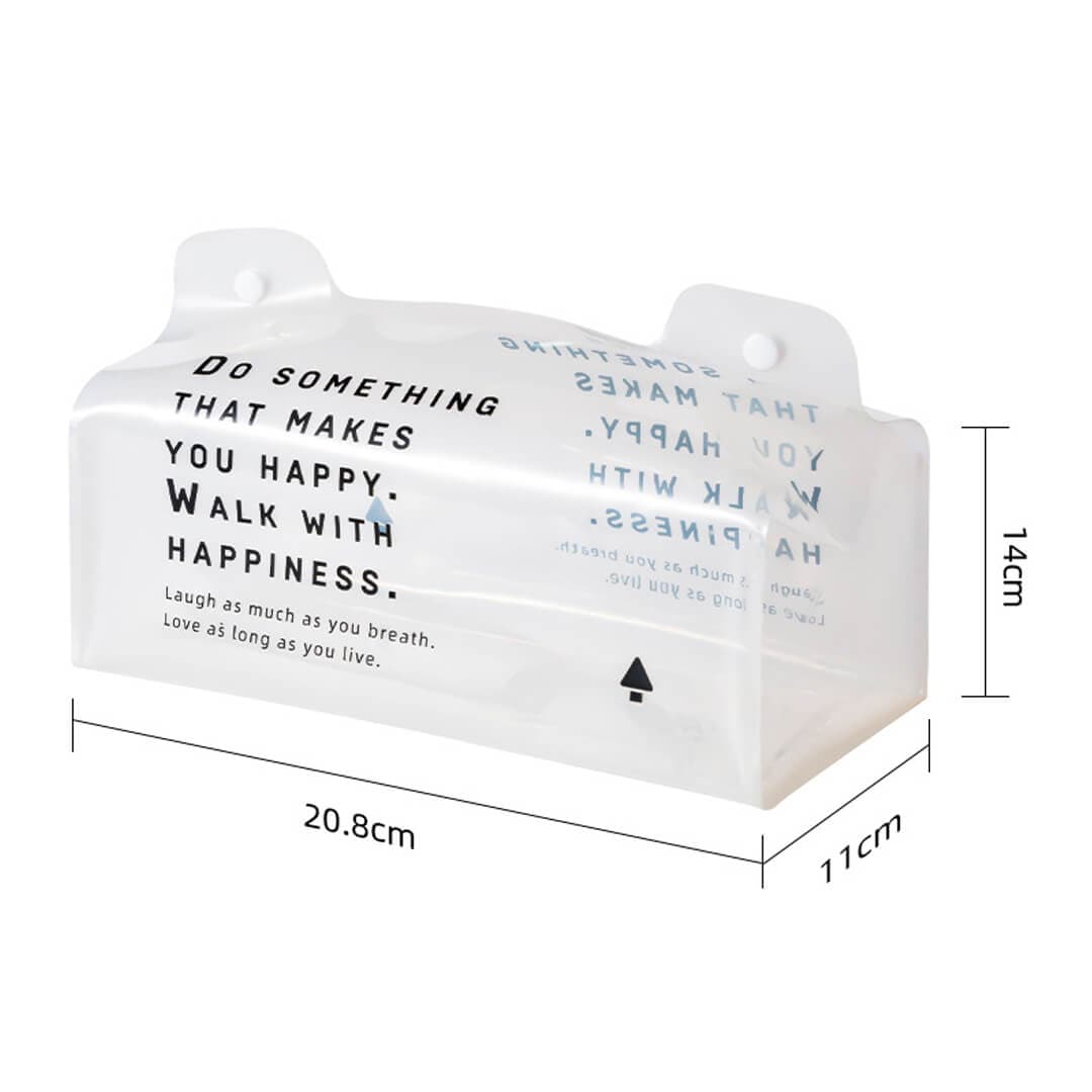 Transparent Waterproof Tissue box Feajoy