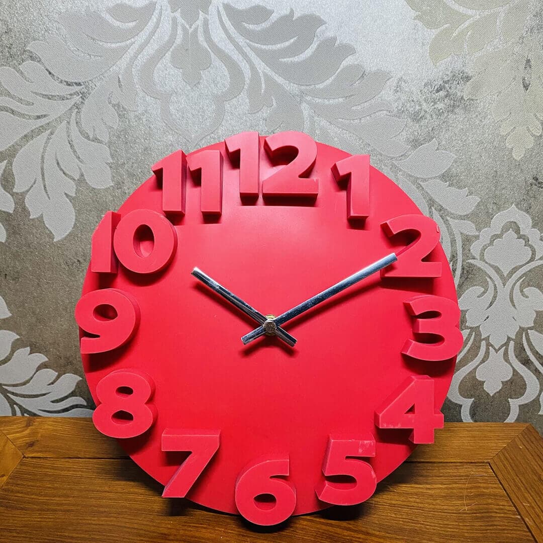 3D Stereo Digital Quiet Wall Clock dylinoshop