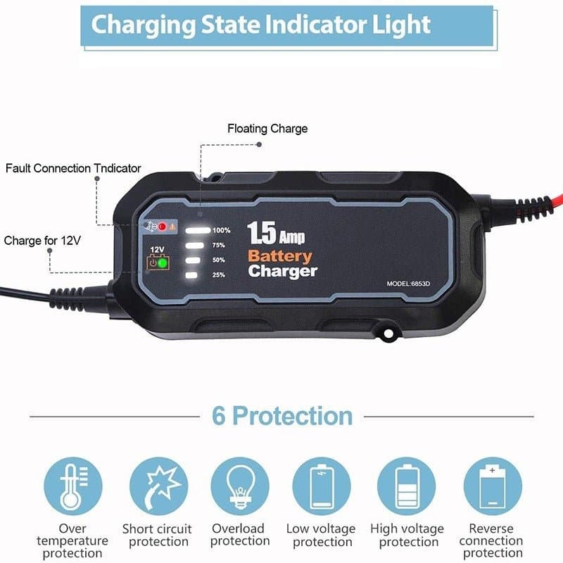 12V Car Battery Charger dylinoshop