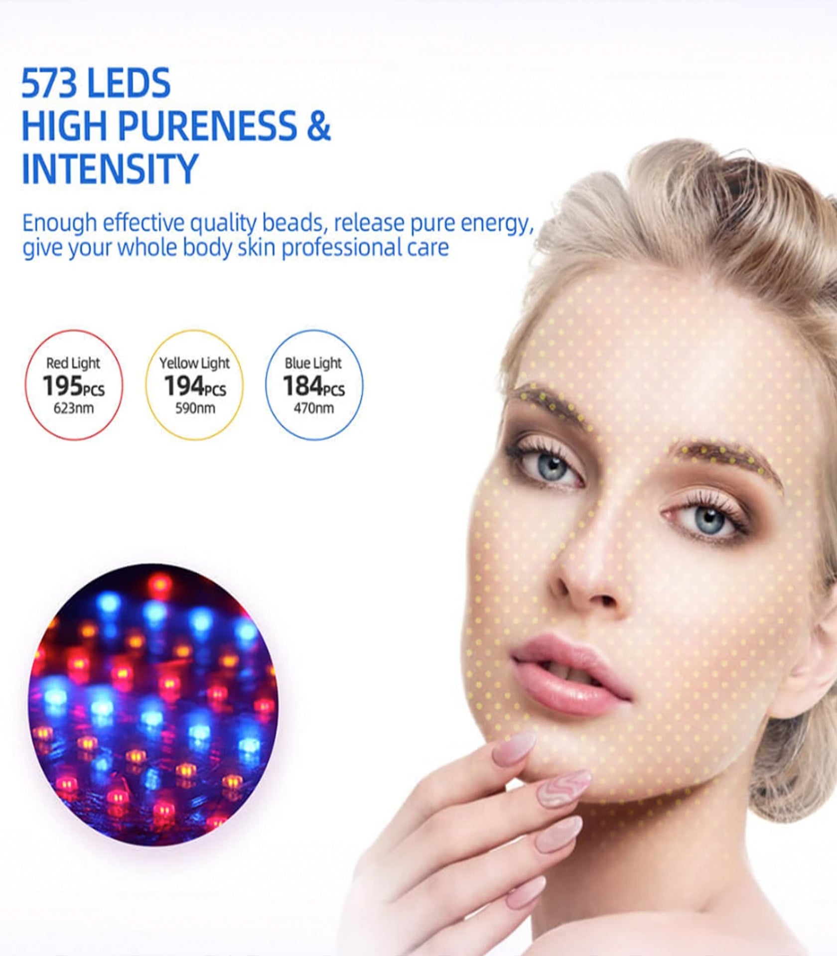 Miami Light LED Facial Machine - 573 LED dylinoshop