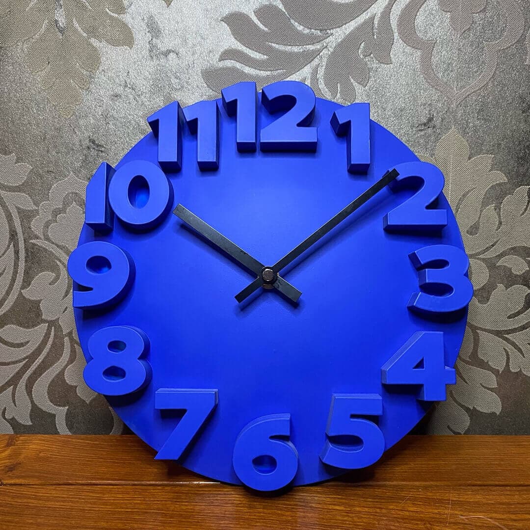 3D Stereo Digital Quiet Wall Clock dylinoshop