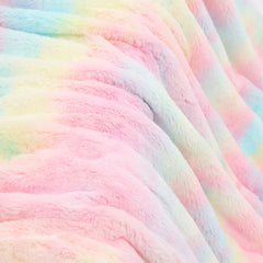 Rainbow Tie-dye Throw Blanket Feajoy