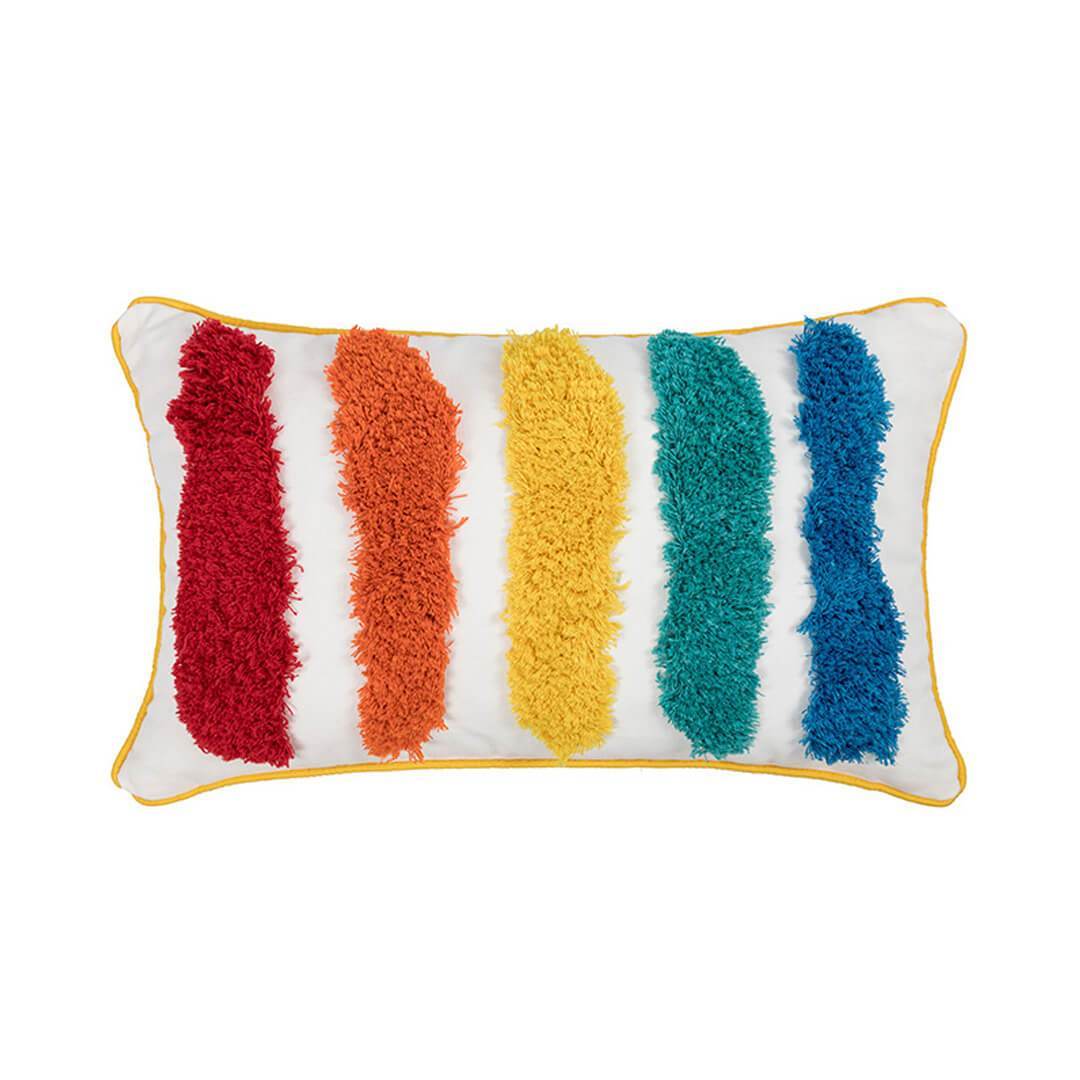 Moroccan Tassel Tufted Pillow Covers feajoy