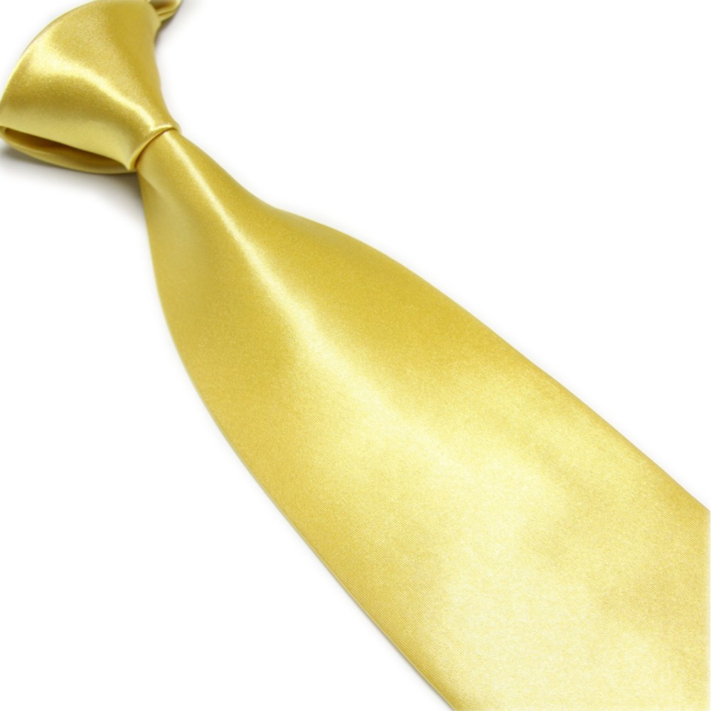 Men'S Imitation Silk Solid Color Wide Tie Knot Wedding Banquet Bright dylinoshop