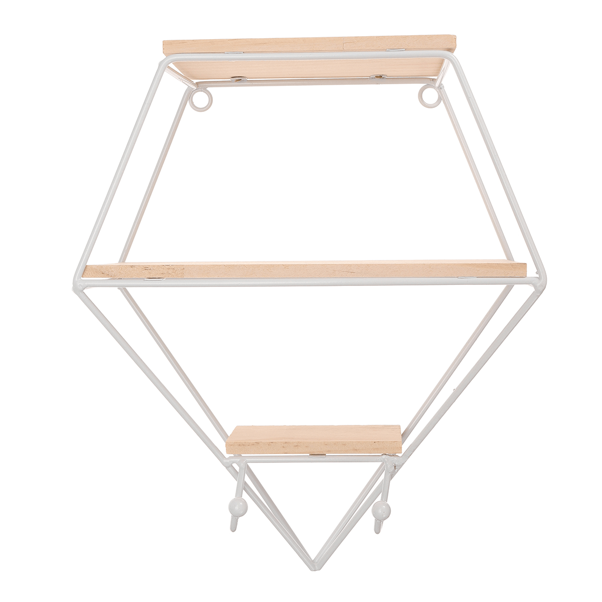 Metal Wall Shelf Mounted Storage Rack Wall Hanging Basket Shelf Bedroom Decoration MRSLM