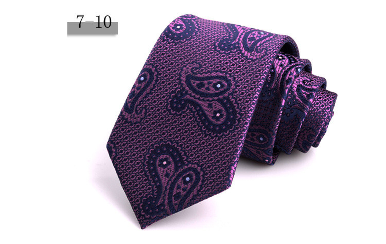 New Men'S 7Cm Striped Business Formal Tie dylinoshop