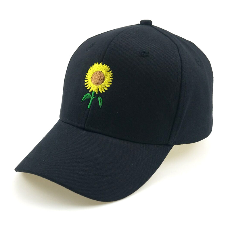 Hot Sunflower Embroidered Baseball Cap dylinoshop