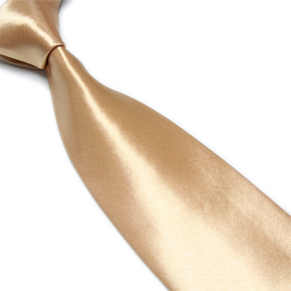 Men'S Imitation Silk Solid Color Wide Tie Knot Wedding Banquet Bright dylinoshop