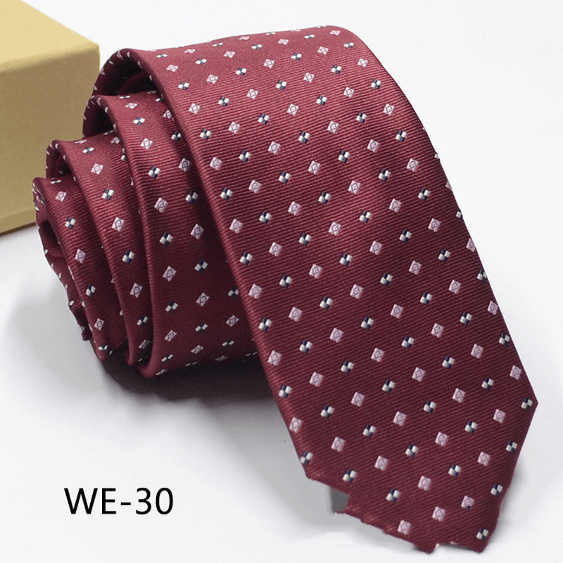 6CM Trendy Men'S 1960 Needle Fine Made Nano Waterproof Tie dylinoshop