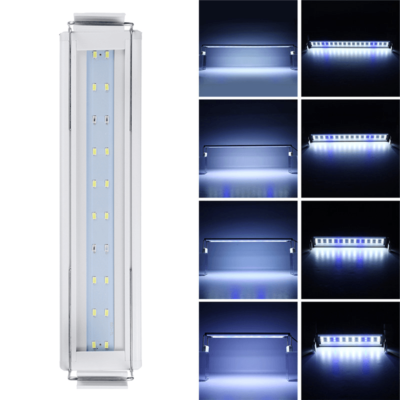 3/5/7/9W Fish Tank Light 220V LED Energy-Saving Blue+White Light Line Switch MRSLM