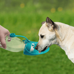 650Ml Sport Portable Leaf Pet Dog Water Bottle Expandable Silicone Travel Dog Bottles Bowl for Puppy Cat MRSLM