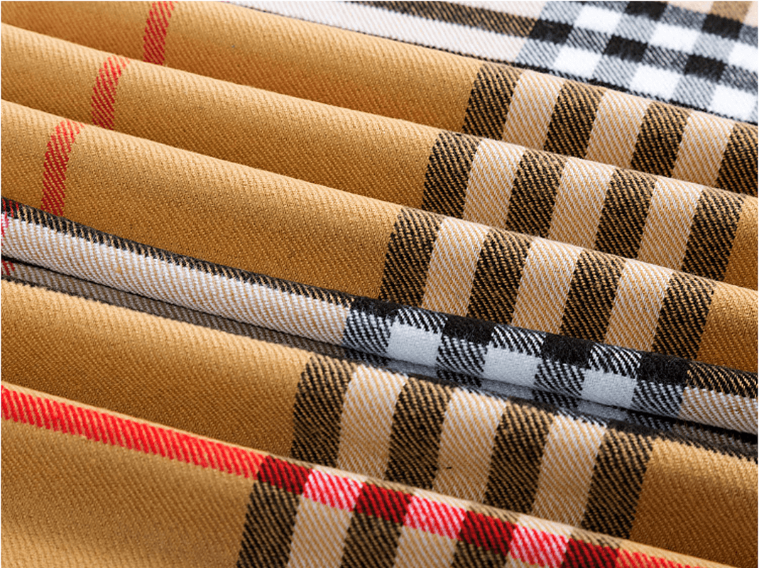 All-Match Simple Men'S Plaid Warm Scarf dylinoshop