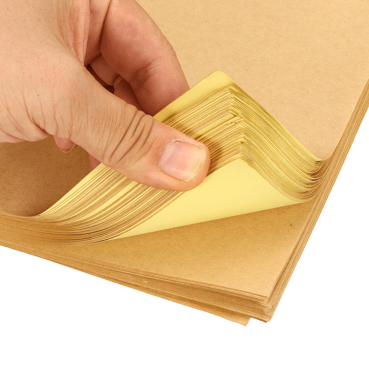 100PCS 21Cm*29.7Cm A4 Kraft Paper Sticker Paper Sticker dylinoshop