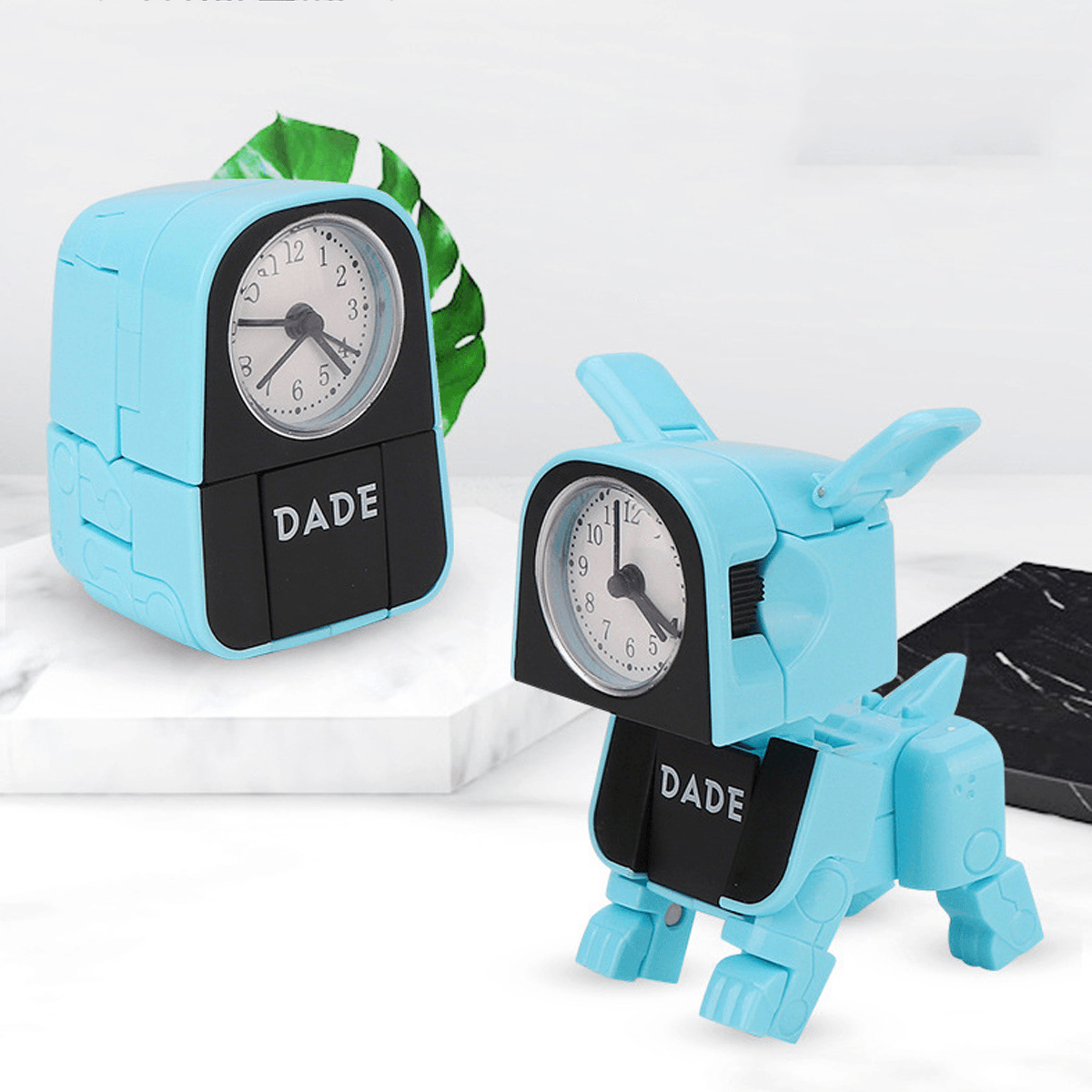 Deformed Puppy Wake up Clock Children'S Alarm Clock Lovely Cartoon Table Clock MRSLM