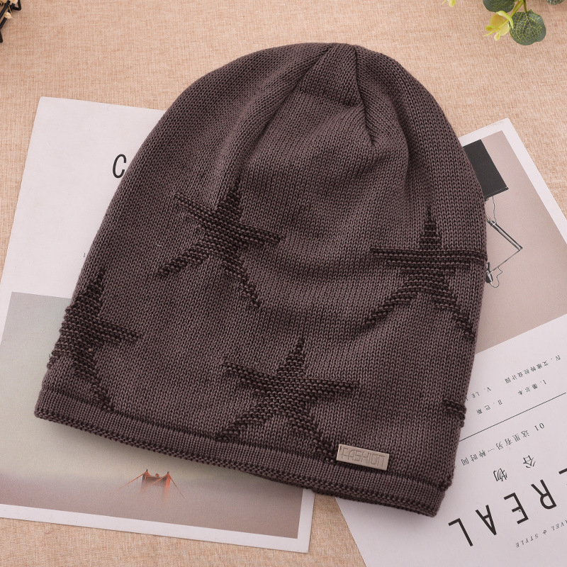 Men'S Fashion Knitted Outdoor Warm Woolen Cap dylinoshop