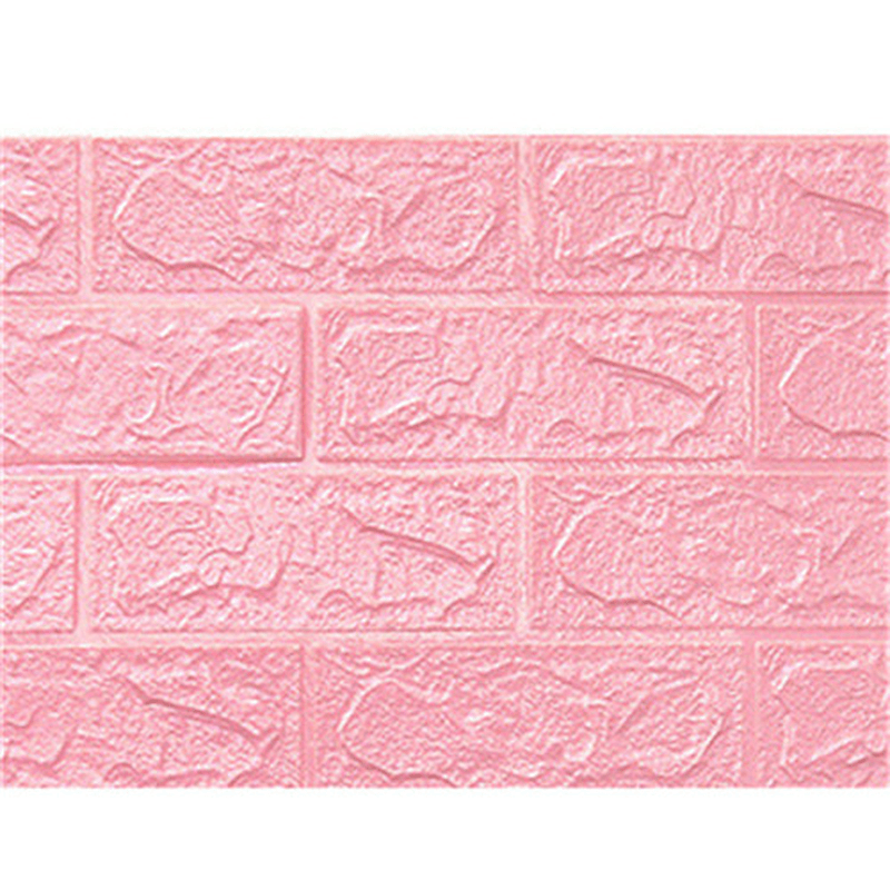 20Pcs/Set 3D Brick Wall Sticker Self-Adhesive Panel Decal Waterproof PE Foam Wallpaper for TV Walls Sofa Background Wall Decor MRSLM