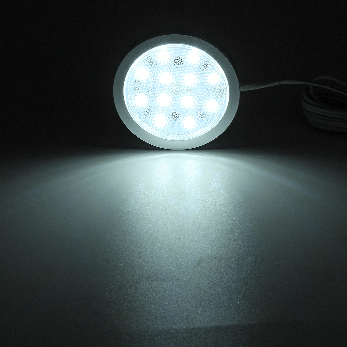 10PCS 12V LED Interior Lamp Cabinet Light Downlight with Remote Control for VW T4 T5 dylinoshop