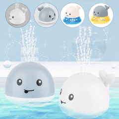 Small Night Light Infant Water Spray Ball Bathroom Baby Bath Toy Electric Induction for Children MRSLM