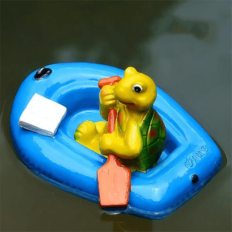 Floating Pond Decor Outdoor Simulation Resin Cute Swimming Pool Lawn Cute Turtle Decorations Ornament Garden Art in Water MRSLM