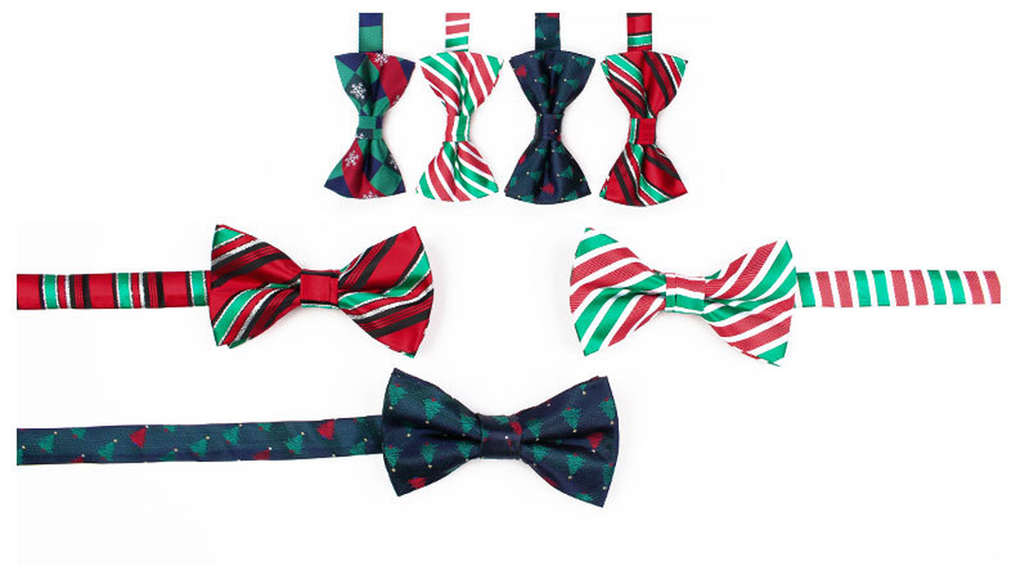 Fashion Casual Men'S Polyester Jacquard Bow Tie dylinoshop