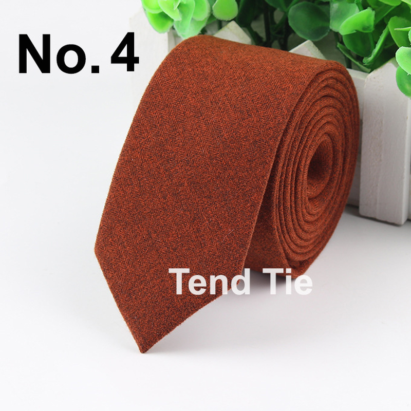 Men'S Tie New Ultra-Narrow Wool Elegant Atmosphere dylinoshop