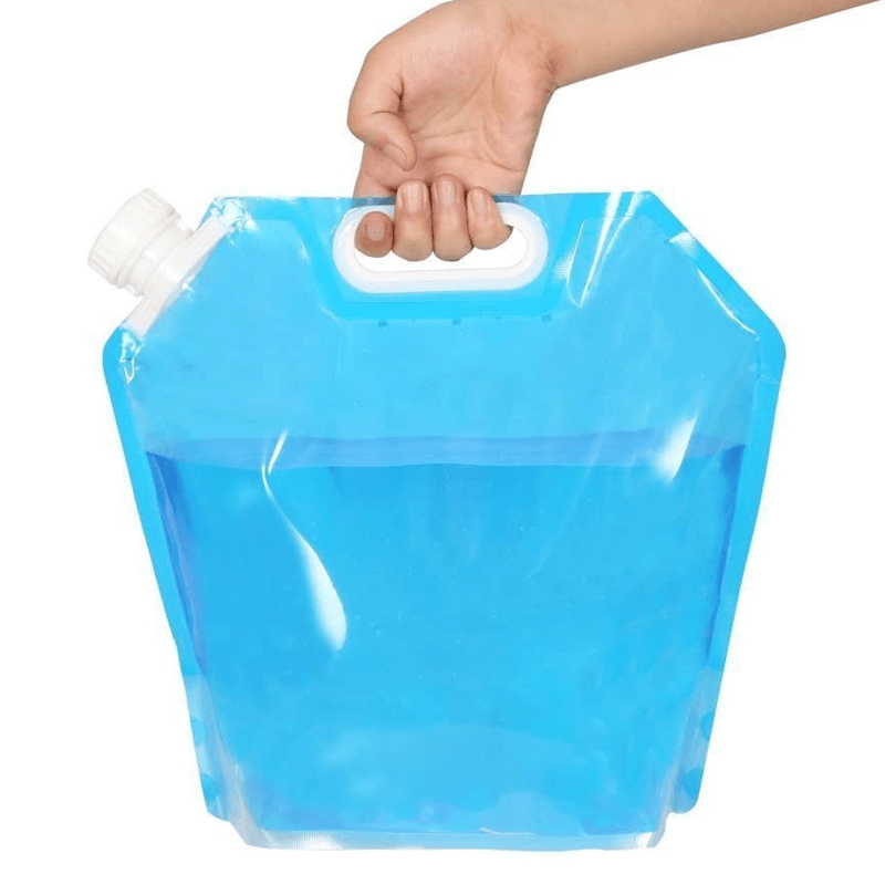 5L/10L Portabl Foldable Water Bags Collapsible Water Tank Cooking Picnic BBQ Water Container Bag Carrier Car Water Container MRSLM