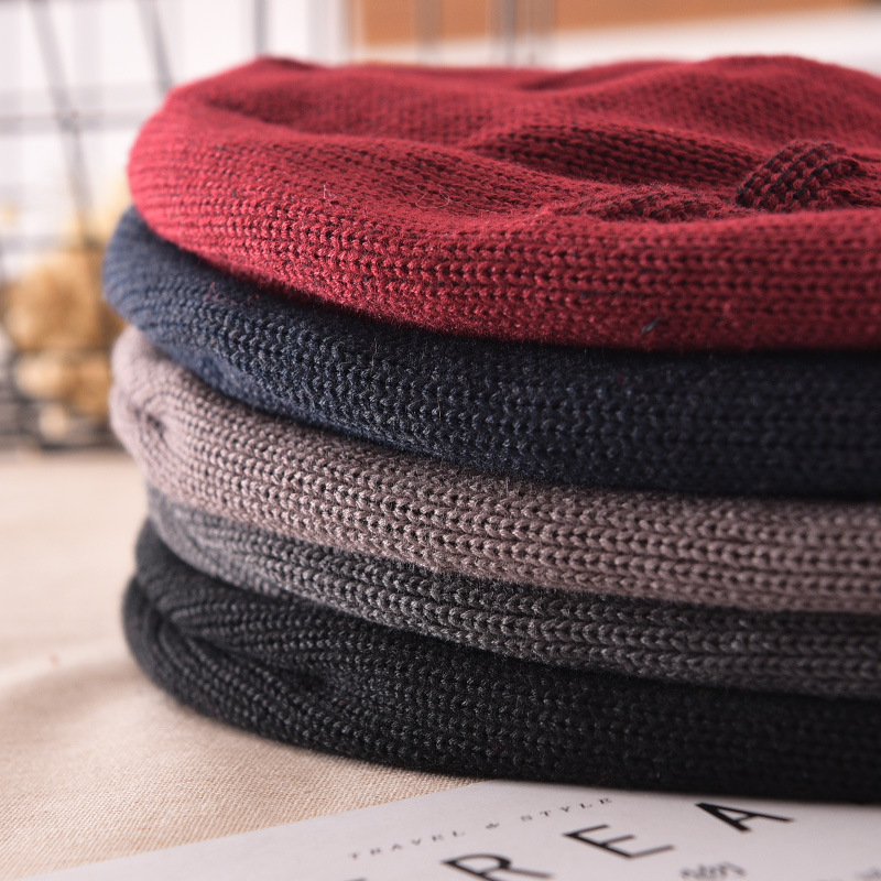 Men'S Fashion Knitted Outdoor Warm Woolen Cap dylinoshop