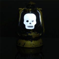 Halloween Pumpkin Skull Witch Lantern Lamp with Light Laughter MRSLM