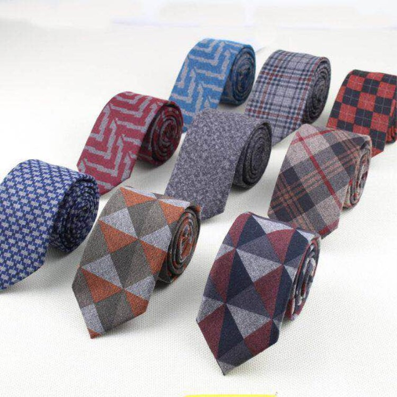 Men'S Tie New Ultra-Narrow Wool Elegant Atmosphere dylinoshop