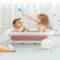 Baby Bathtub Foldable Travel Bath Large Newborn Kids Deluxe Wash Bath Tub MRSLM