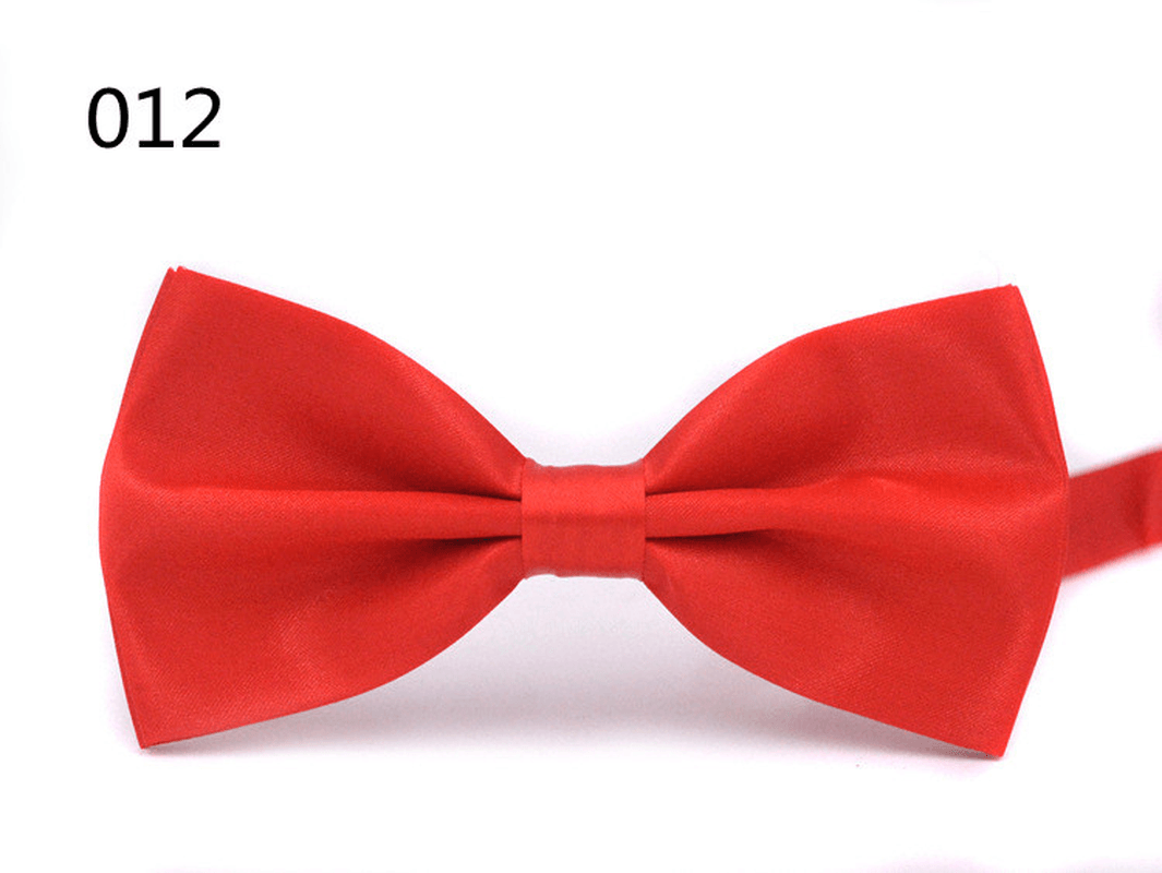 Bright Casual Men'S Solid Color Bow Tie dylinoshop