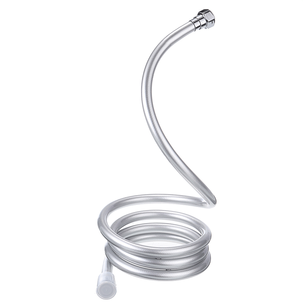 1.5/2/3M 1/2'' PVC Smooth High Pressure Water Shower Hose 360 Degree Swivel Long Hose for Bath Handheld Shower Head dylinoshop