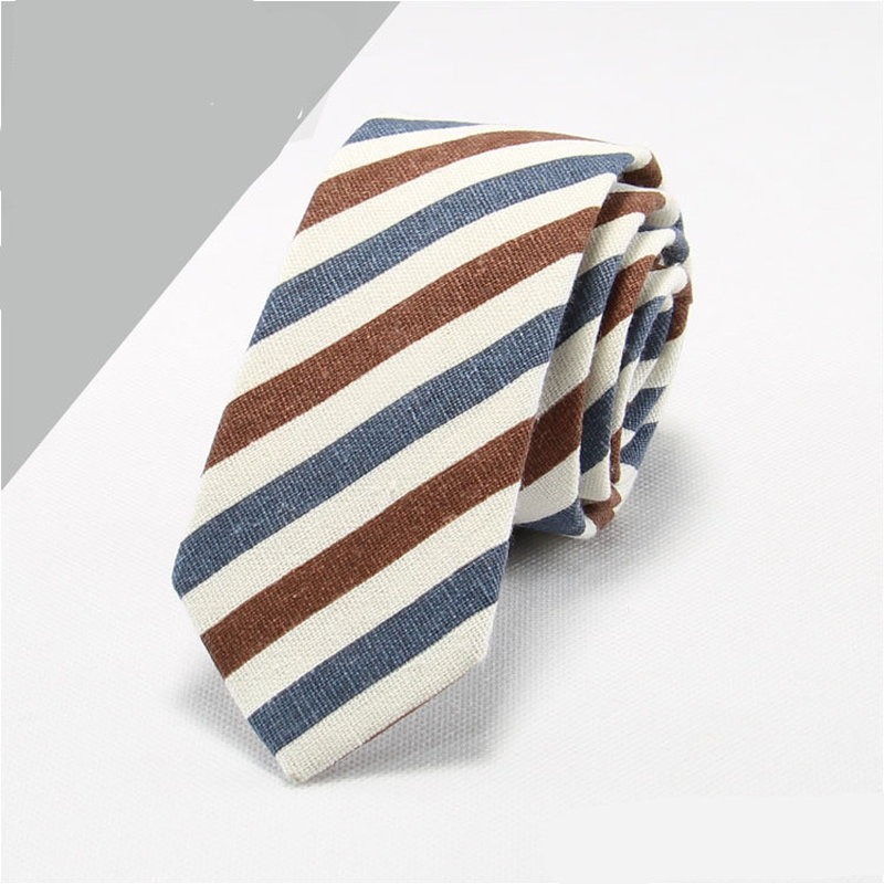 Cotton and Linen Tie Men'S Formal Business Tie dylinoshop