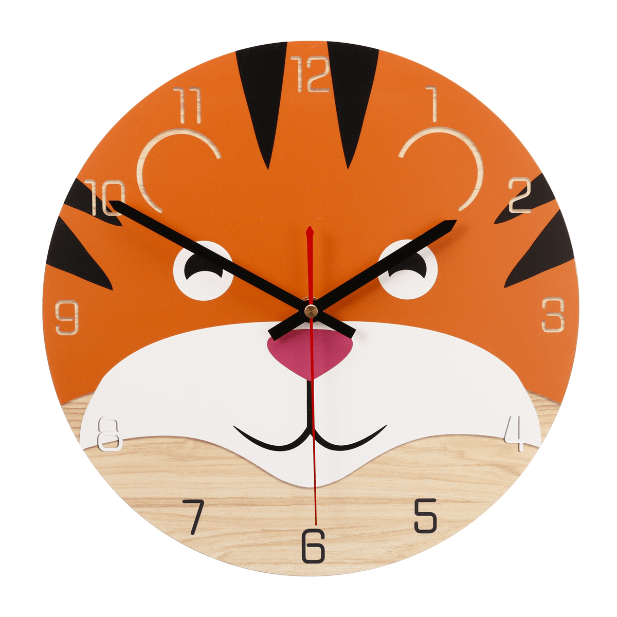 28Cm Animal Mute round Wall Clock Modern Home Living Room Kitchen Watch Decor MRSLM