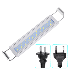 8W LED Fish Tank Light 30CM Aquarium Bracket Clip Light Aquarium Lighting Extendable Aquatic Plant Light for 30-40Cm Fish Tank MRSLM