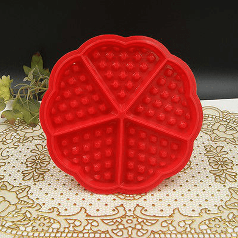 Heart Love Shape Silicone Waffle Mold Mould Cake Baking Mold MRSLM