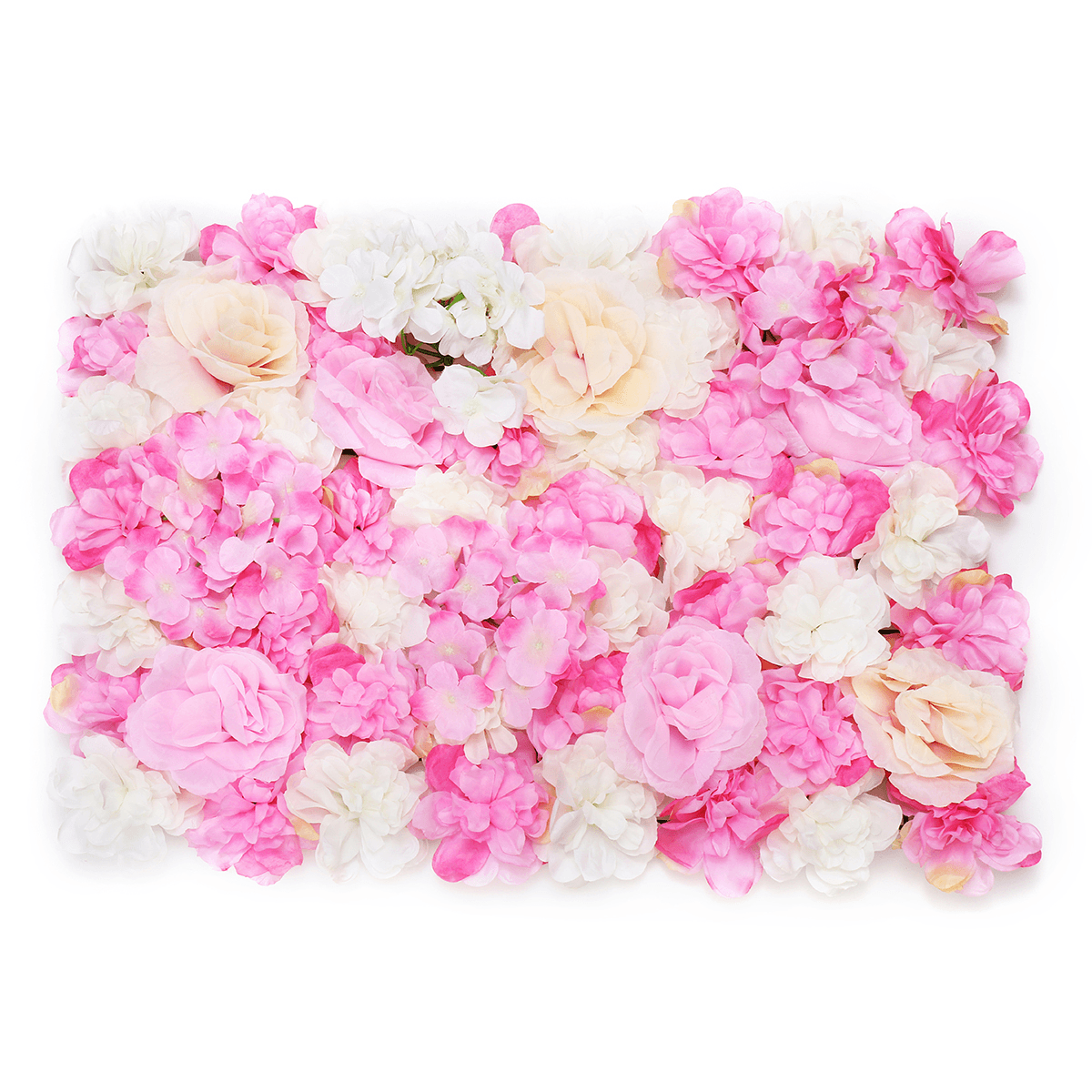 DIY Artificia Wedding Rose Flower Panel Backdrop Wall Road Arch Decorations MRSLM