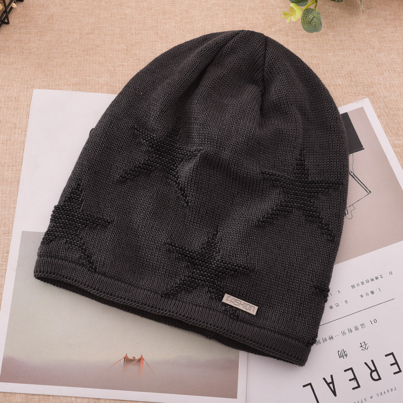 Men'S Fashion Knitted Outdoor Warm Woolen Cap dylinoshop