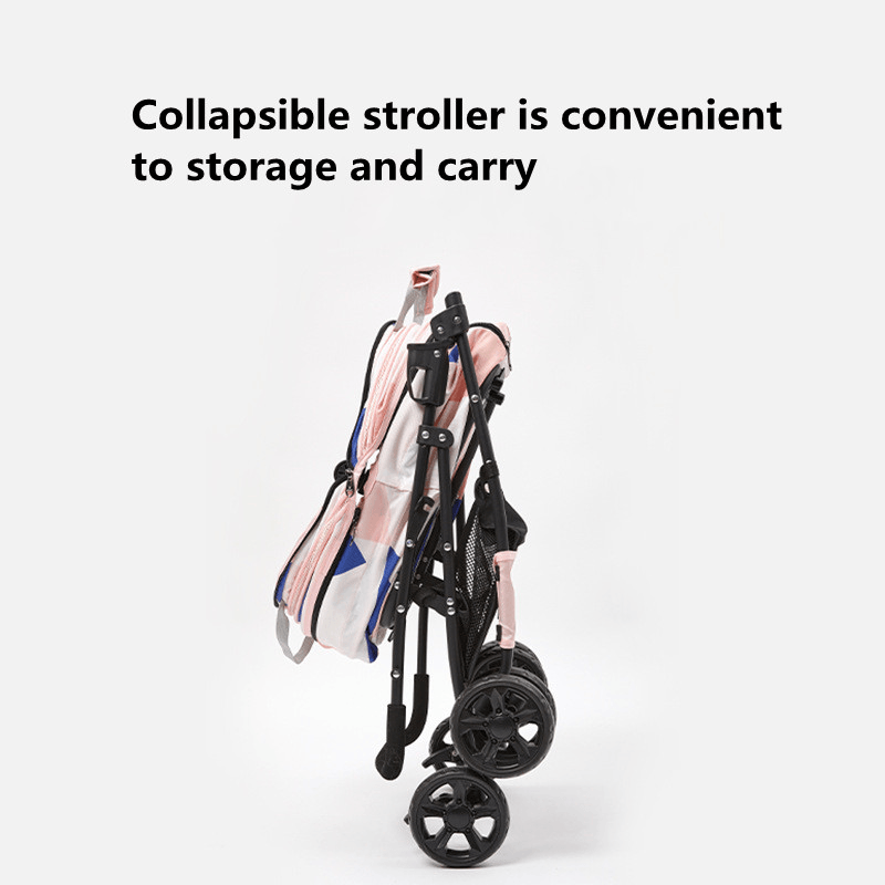 PETKIT Pet Collapsible Stroller PVC Brake Protection Enough Ventilation Removable Basket MRSLM