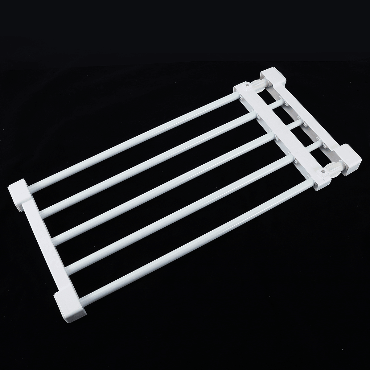 Adjustable Closet Organizer Divider Wall Mounted Kitchen Storage Rack Space Shelf Dividers MRSLM