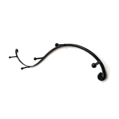 BR-03 Utility 5 Hooks Single Iron Household Storage Hook Rack Key Coat Towel Wall Hook Rack MRSLM