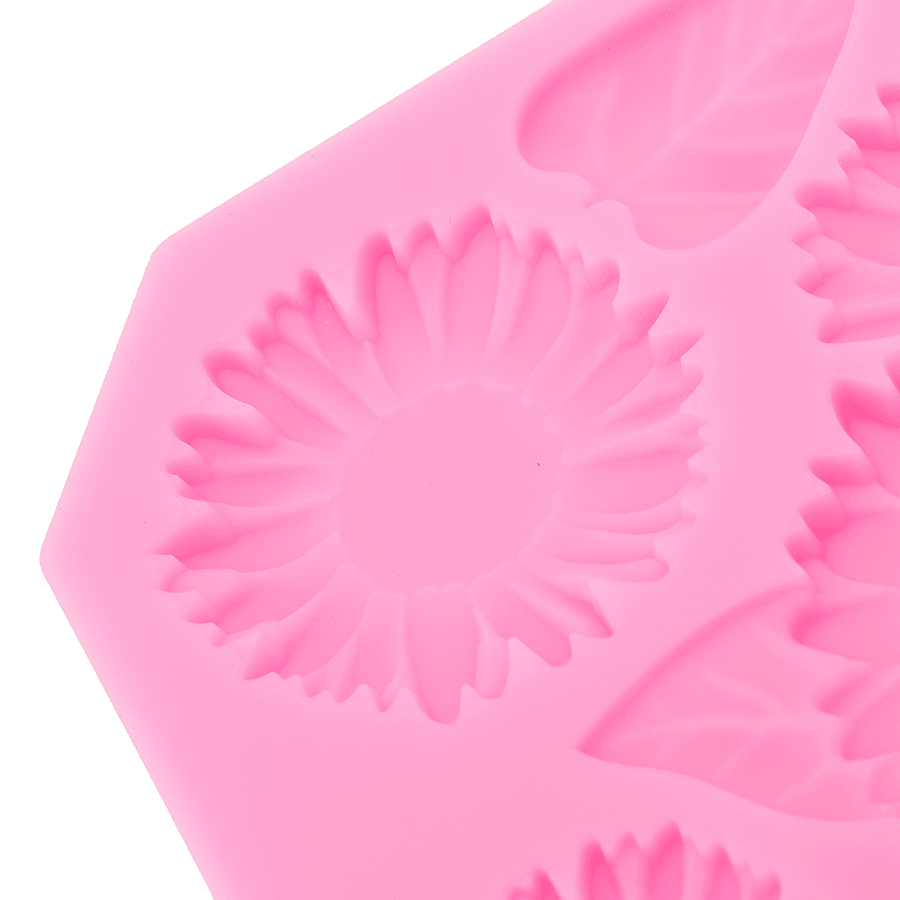 Food Grade Silicone Cake Mold DIY Chocalate Cookies Ice Tray Baking Tool Flowers and Leaves Shape MRSLM