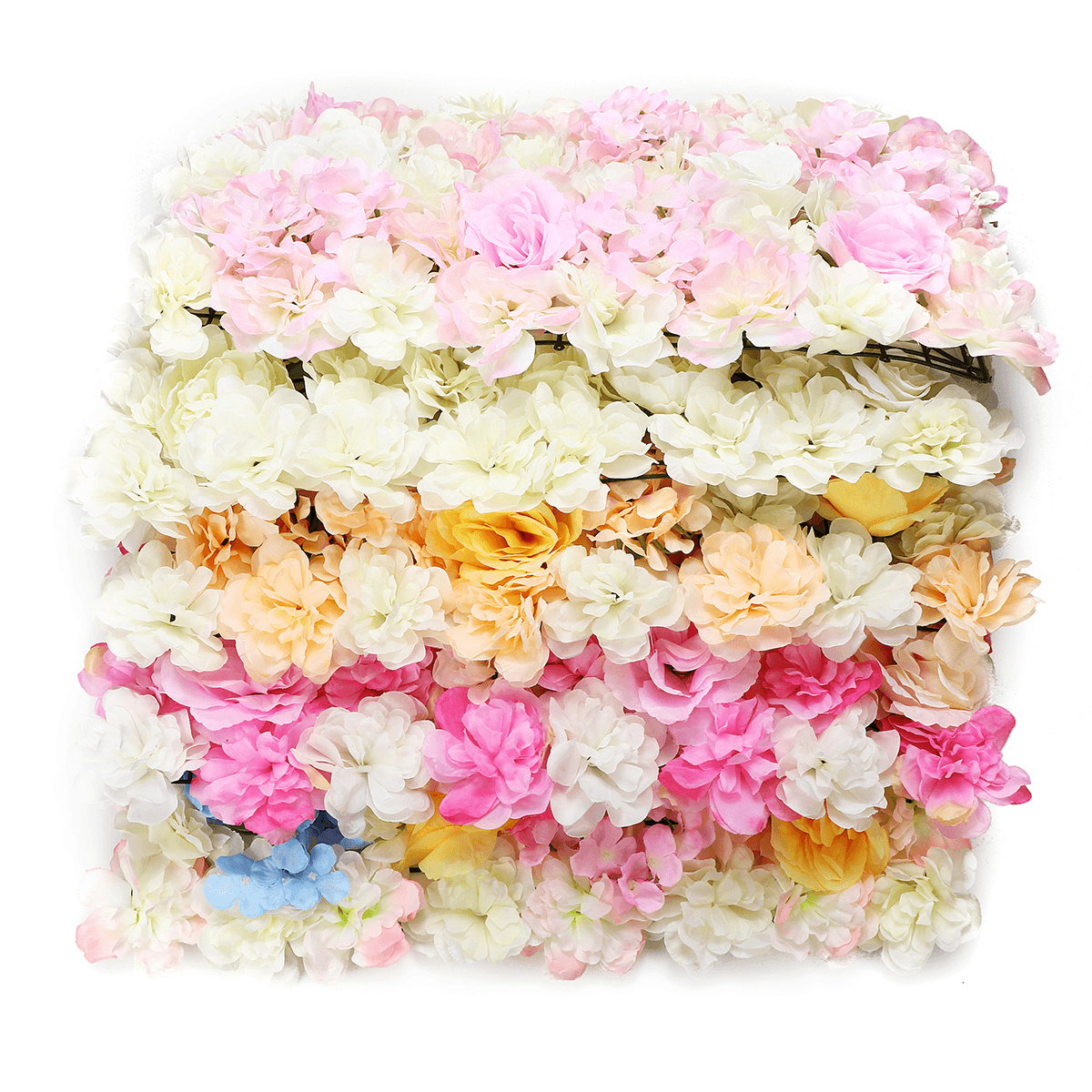 DIY Artificia Wedding Rose Flower Panel Backdrop Wall Road Arch Decorations MRSLM