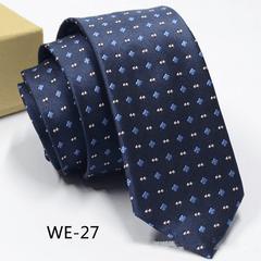 6CM Trendy Men'S 1960 Needle Fine Made Nano Waterproof Tie dylinoshop