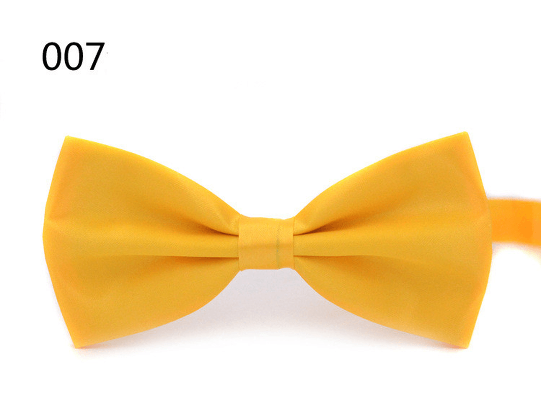 Bright Casual Men'S Solid Color Bow Tie dylinoshop