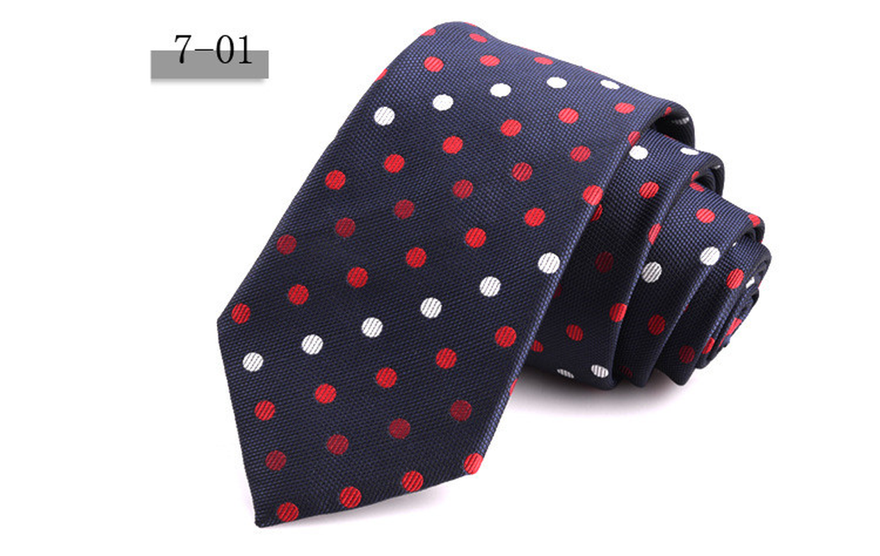 New Men'S 7Cm Striped Business Formal Tie dylinoshop