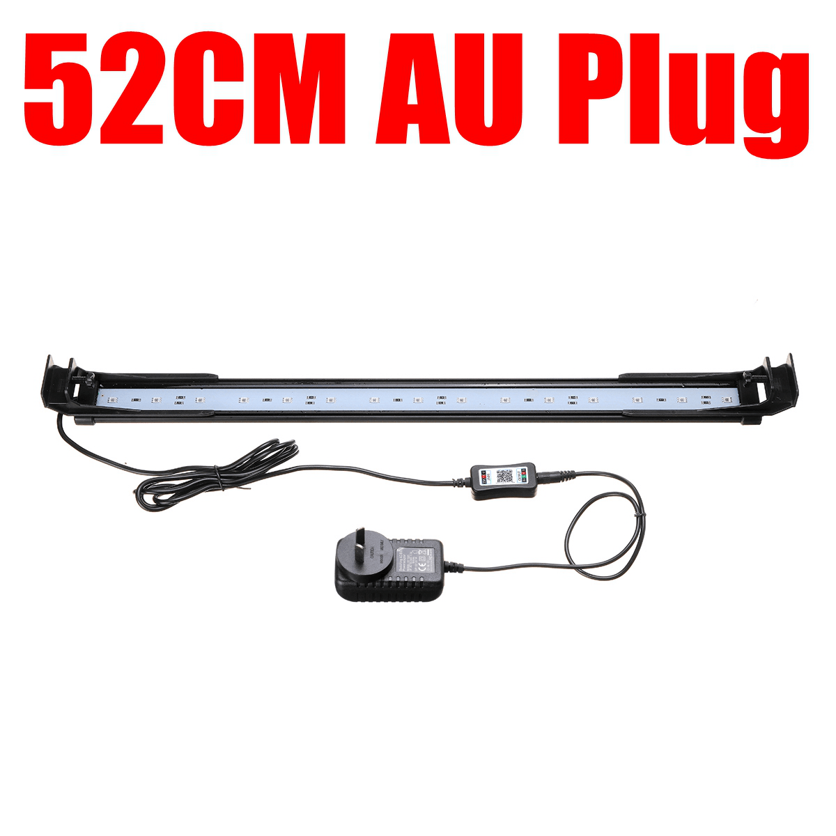 Dimmable 52CM 16W Bluetooth APP Controlled RGB LED Aquarium Lighting Adjustable Top Light Suitable for Aquarium/Fish Tank MRSLM