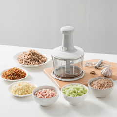 Jordan&Judy Mutlifunction Manual Meat Grinder Kitchen Hand-Power Food Chopper Fruit Vegetable Nuts Herbs Garlic Cutter From MRSLM