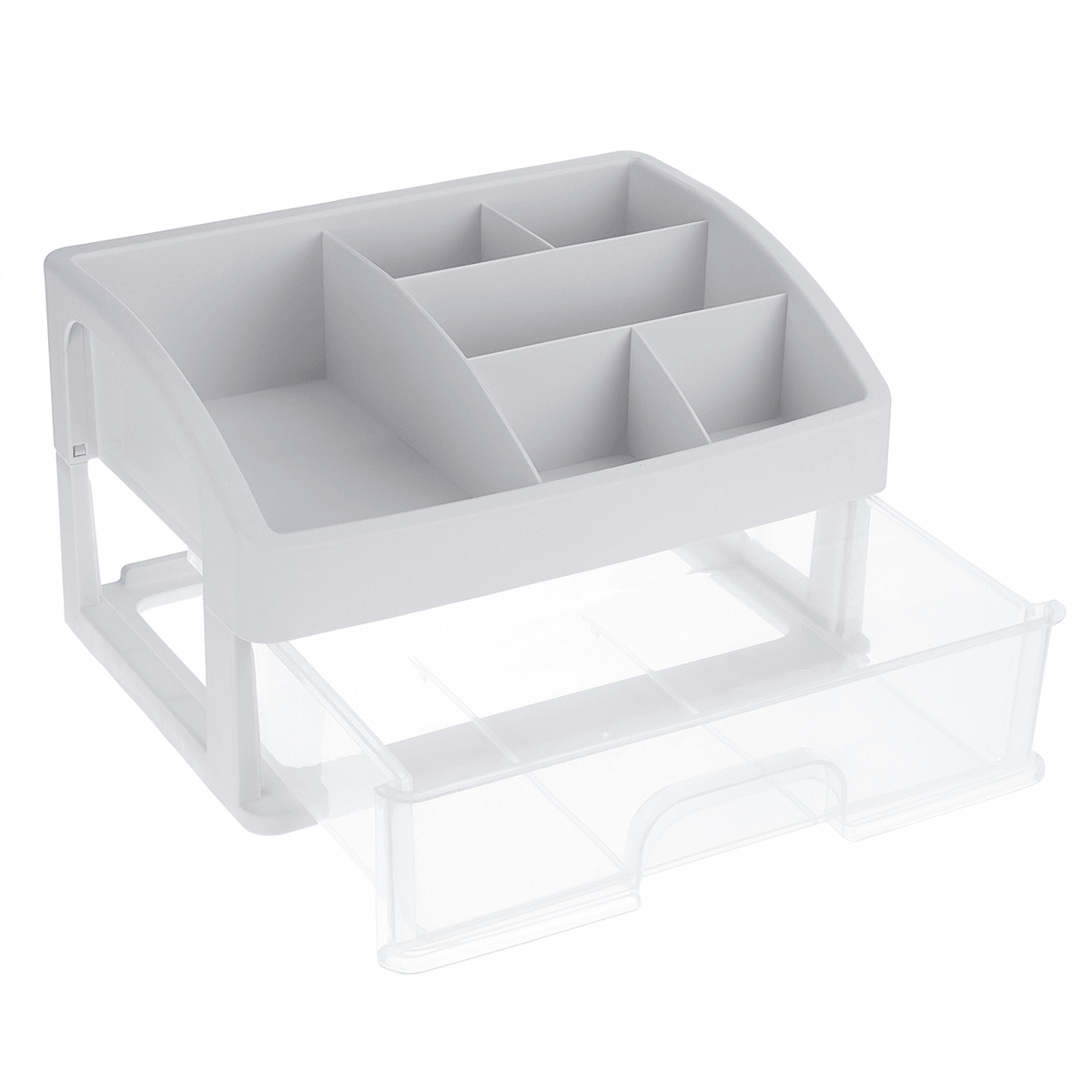 1/2/3 Layers Clear Desktop Comestics Makeup Storage Drawer Organizer Box Container dylinoshop